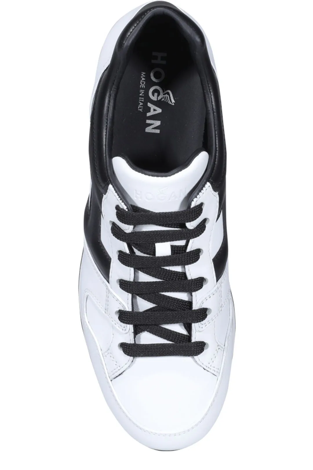 Hogan H222 Round Toe Lace-Up Sneakers