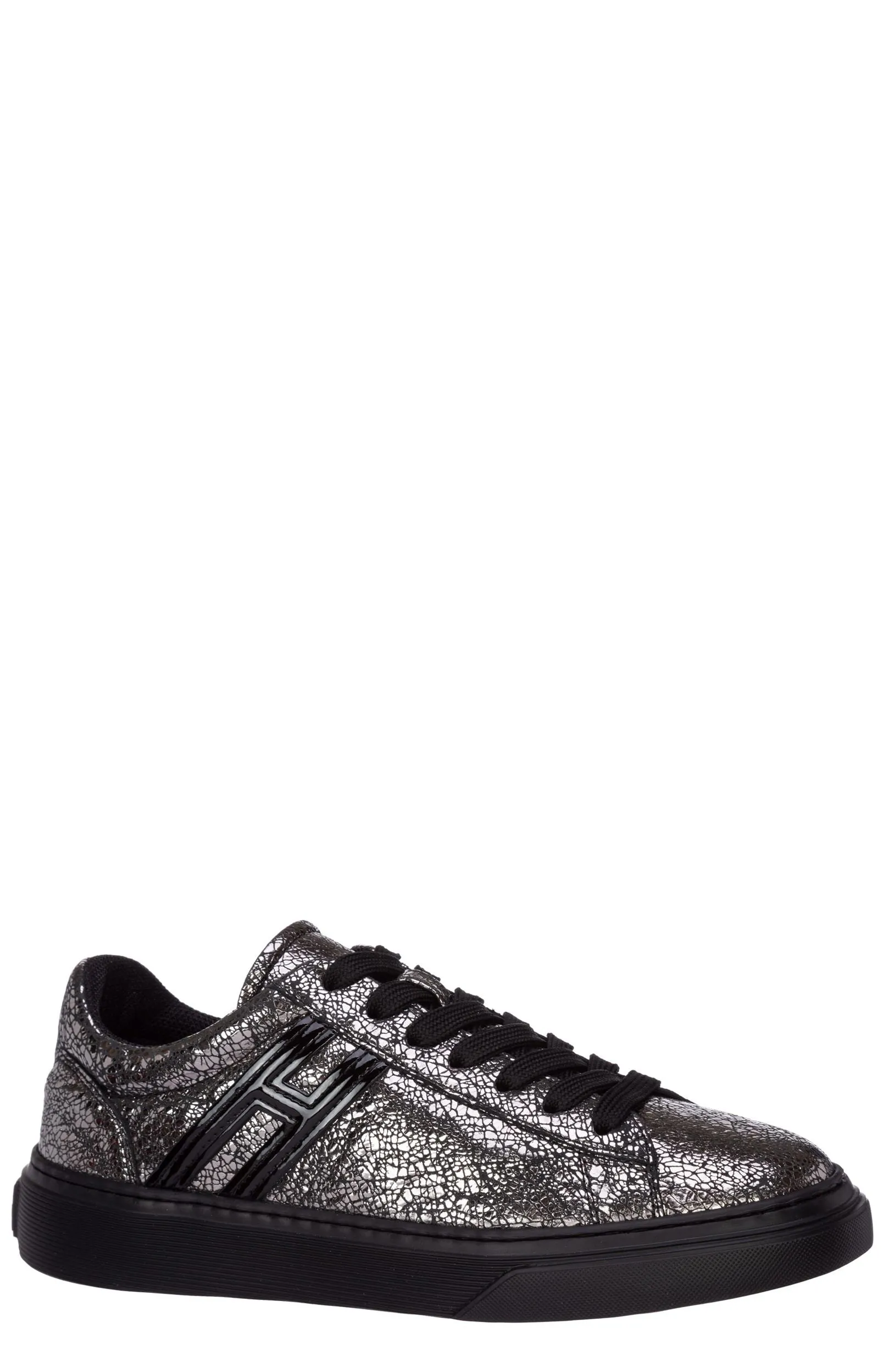 Hogan H365 Metallic Low-Top Sneakers