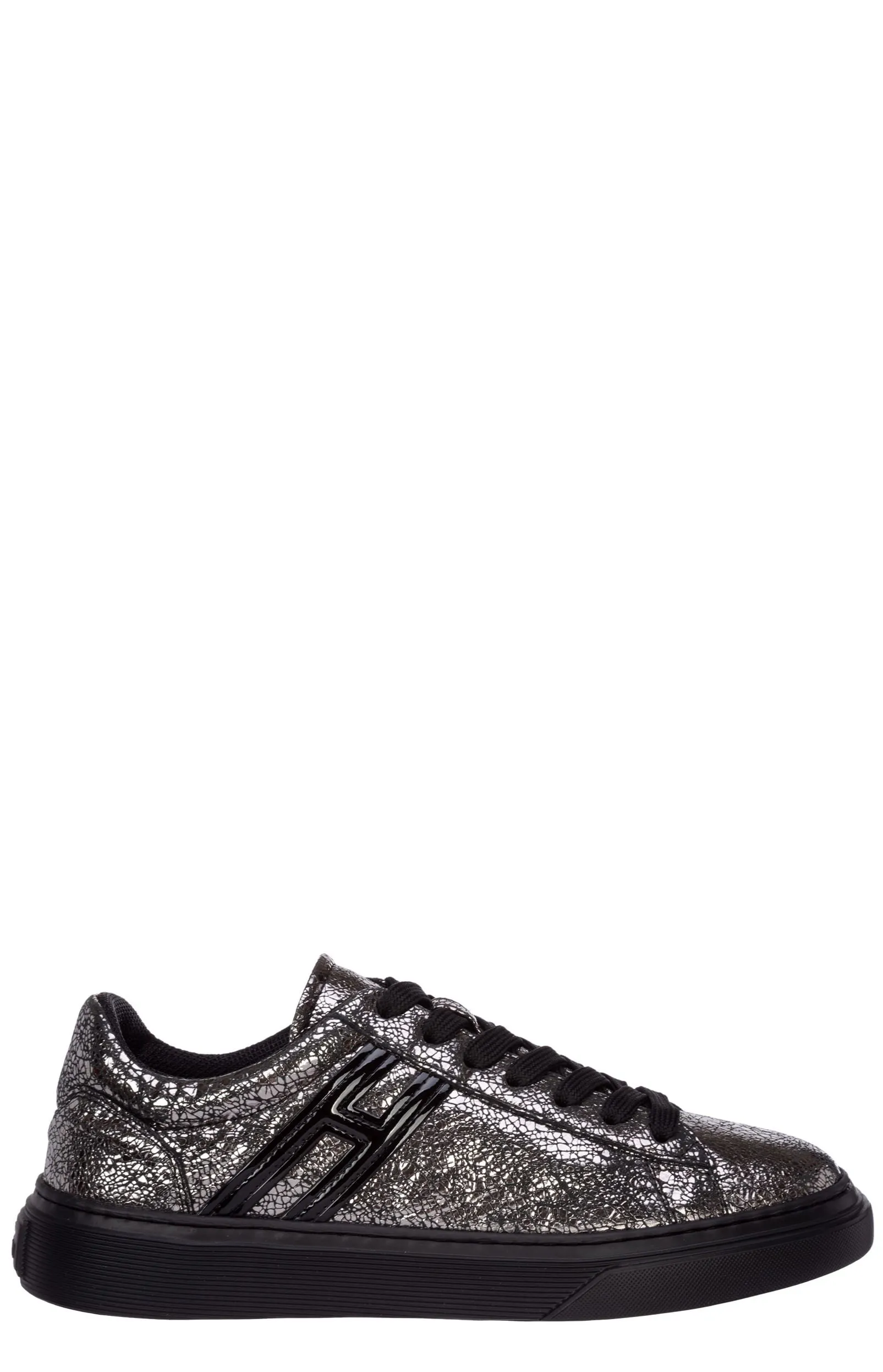 Hogan H365 Metallic Low-Top Sneakers
