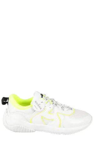 Hogan H597 Logo Patch Lace-Up Sneakers