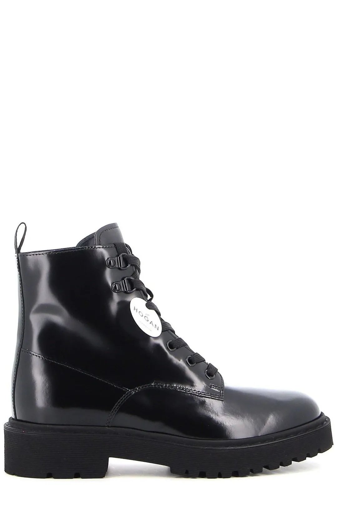 Hogan Side-Zip Combat Boots