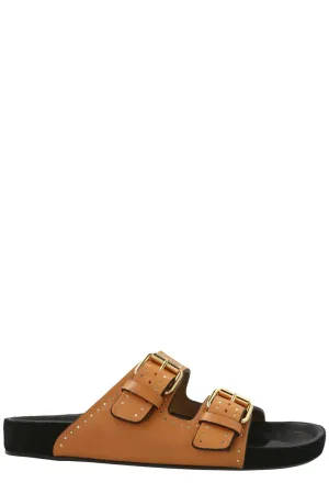 Isabel Marant Lennyo Buckled Slip-On Sandals
