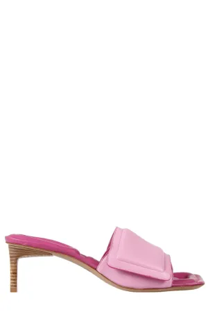 Jacquemus Splash Puffed Knotted Sandals