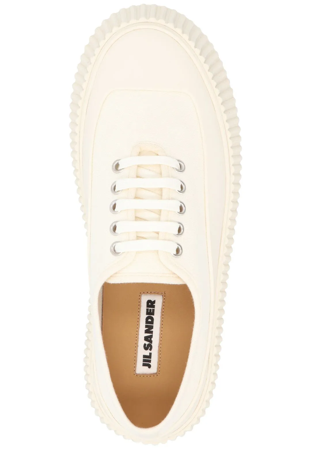 Jil Sander Lace-Up Platform Sneakers