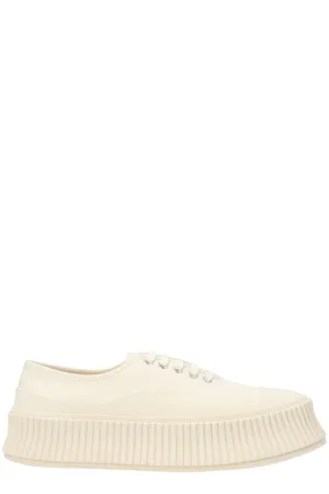 Jil Sander Lace-Up Platform Sneakers