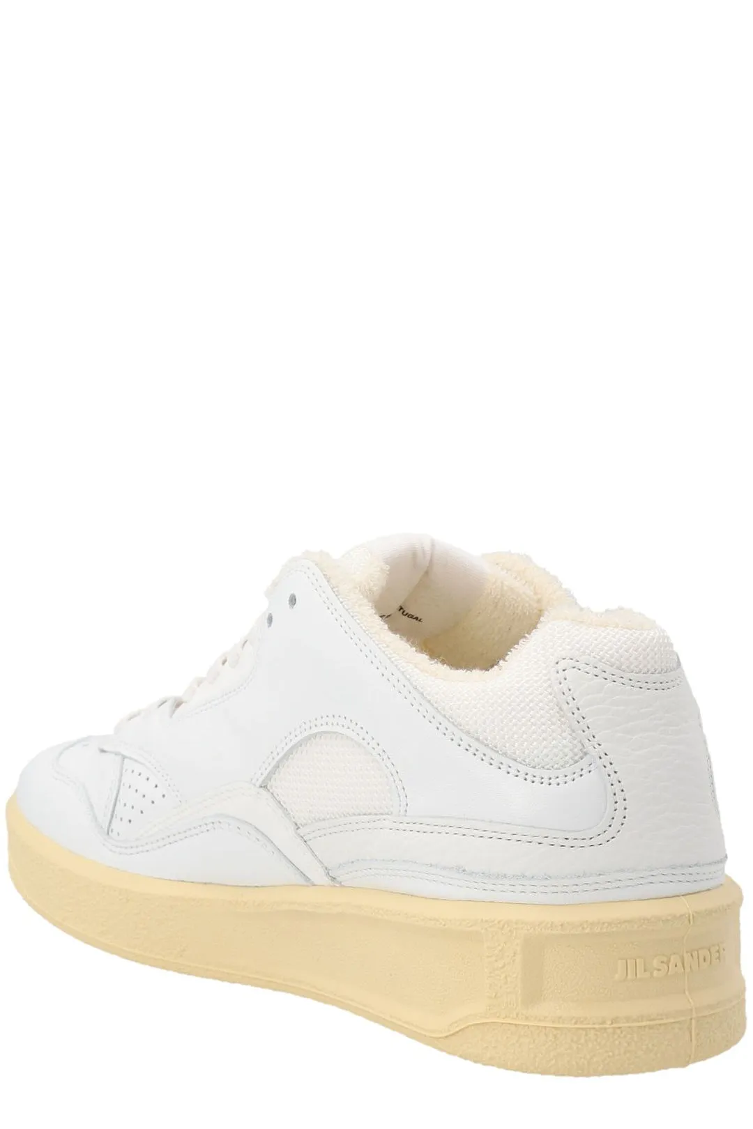Jil Sander Mesh-Panelled Lace-Up Sneakers