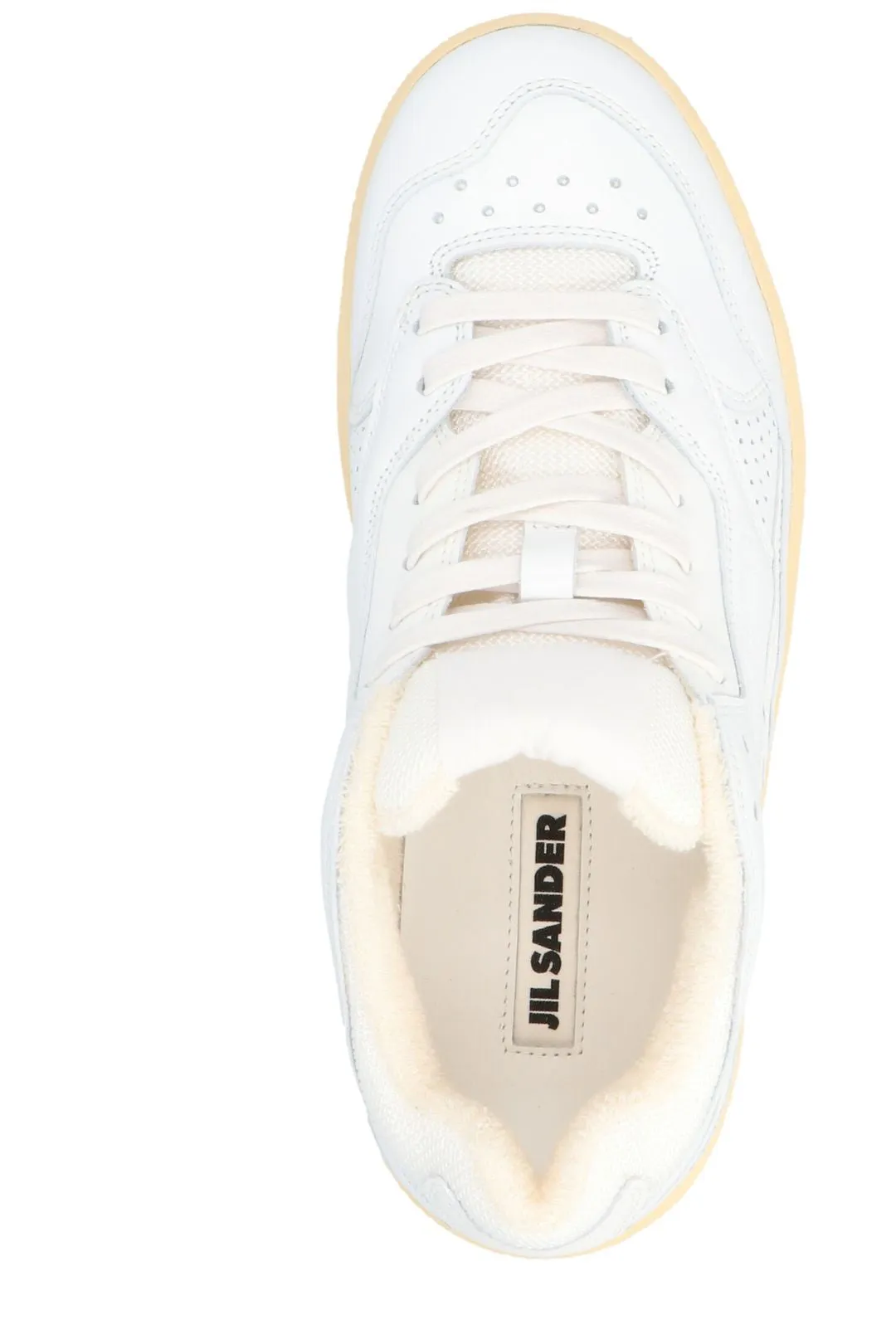 Jil Sander Mesh-Panelled Lace-Up Sneakers