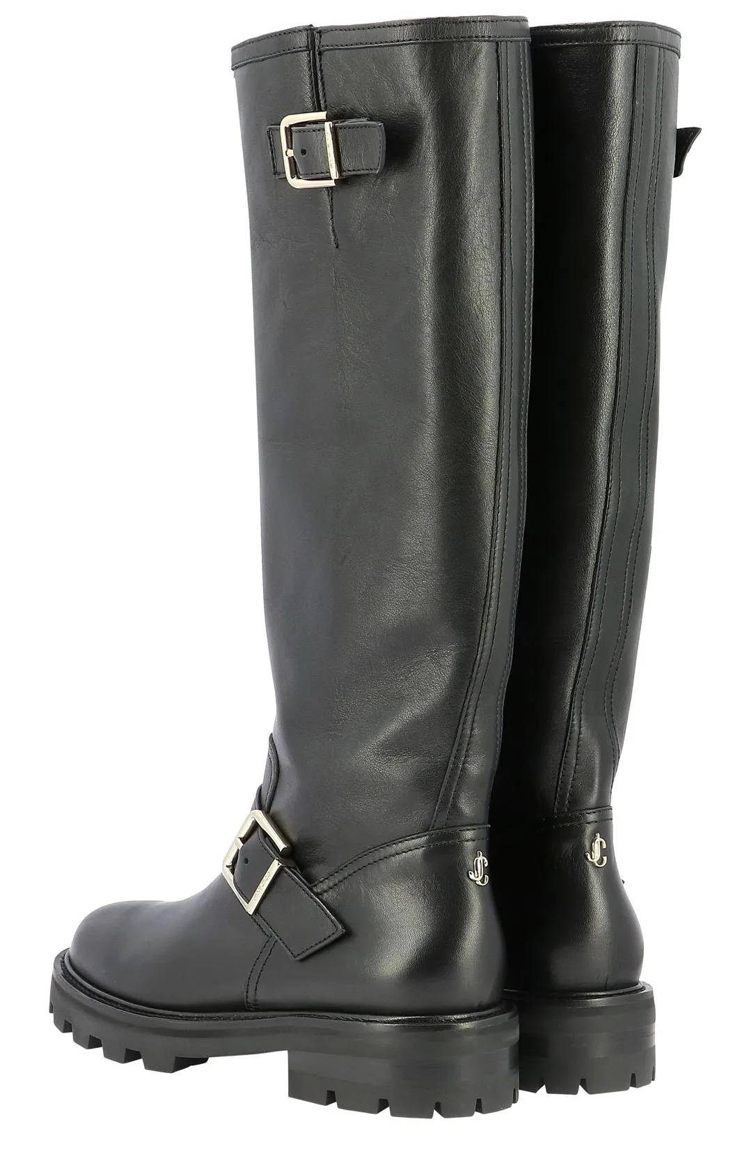 Jimmy Choo Biker Buckle Boots