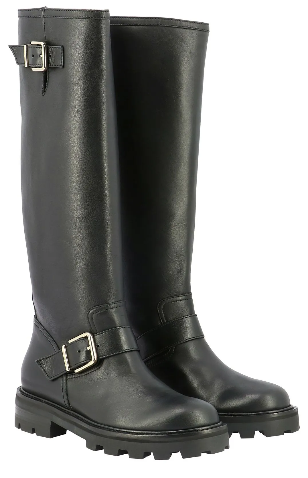 Jimmy Choo Biker Buckle Boots