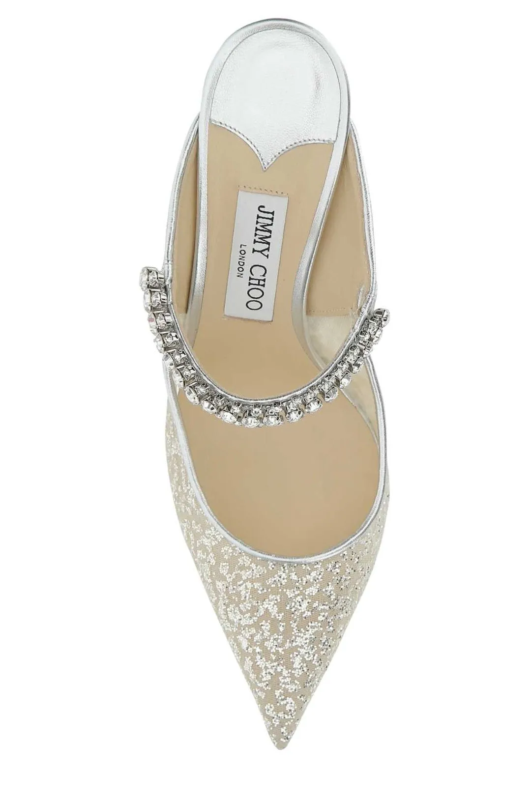 Jimmy Choo Embellished Pointed Toe Mules