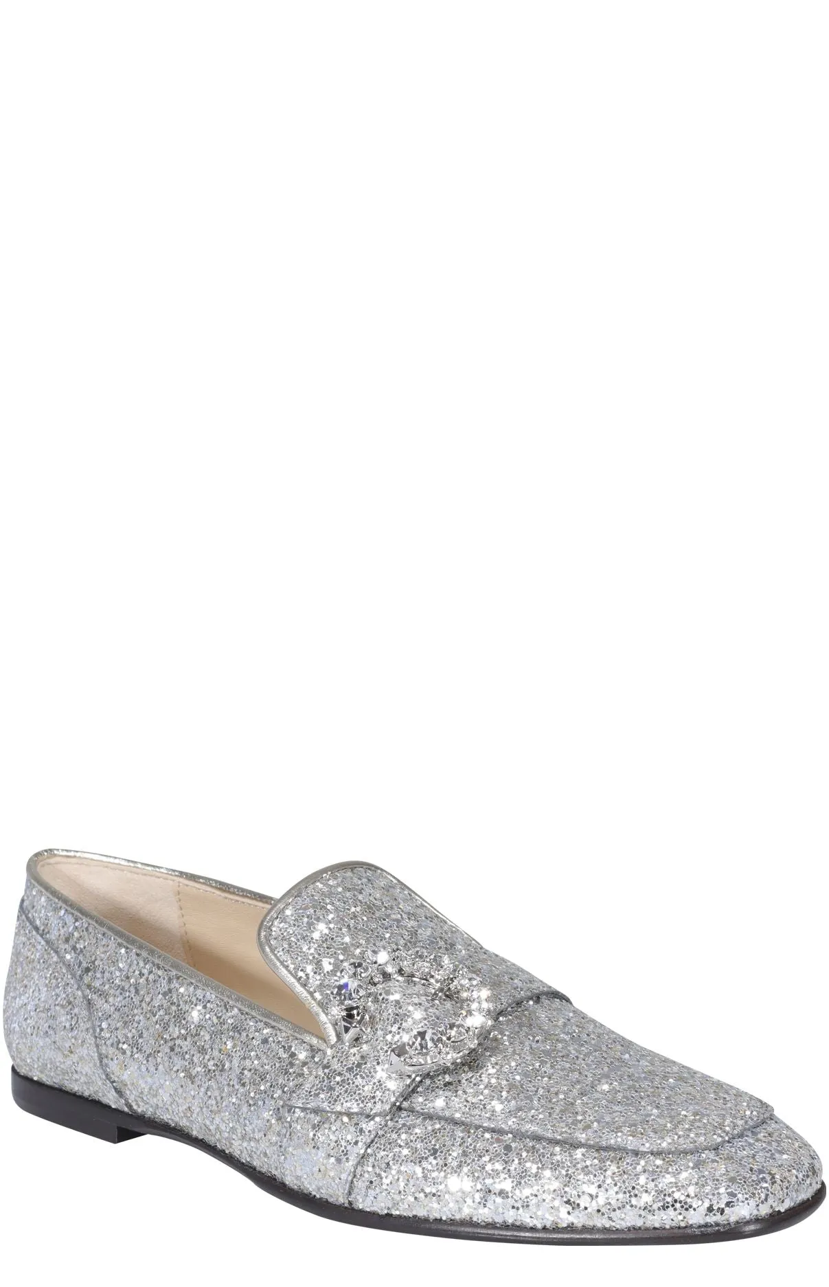 Jimmy Choo Mani Buckle-Detailed Loafers