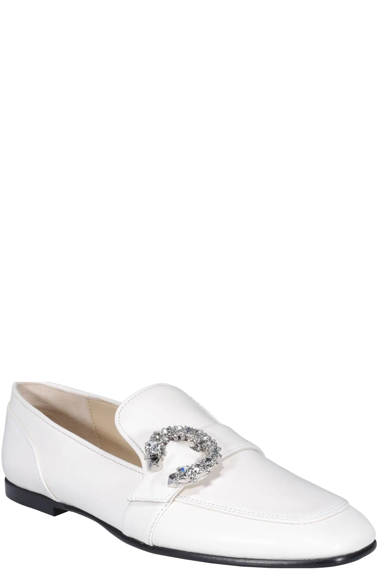 Jimmy Choo Mani Buckle-Detailed Loafers