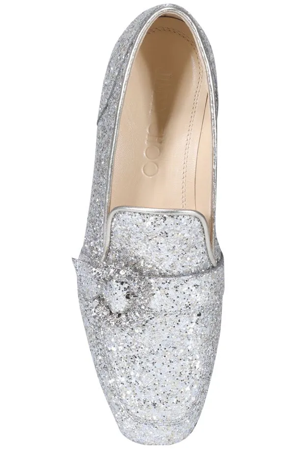 Jimmy Choo Mani Buckle-Detailed Loafers