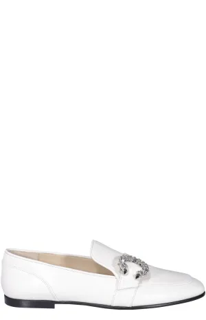 Jimmy Choo Mani Buckle-Detailed Loafers