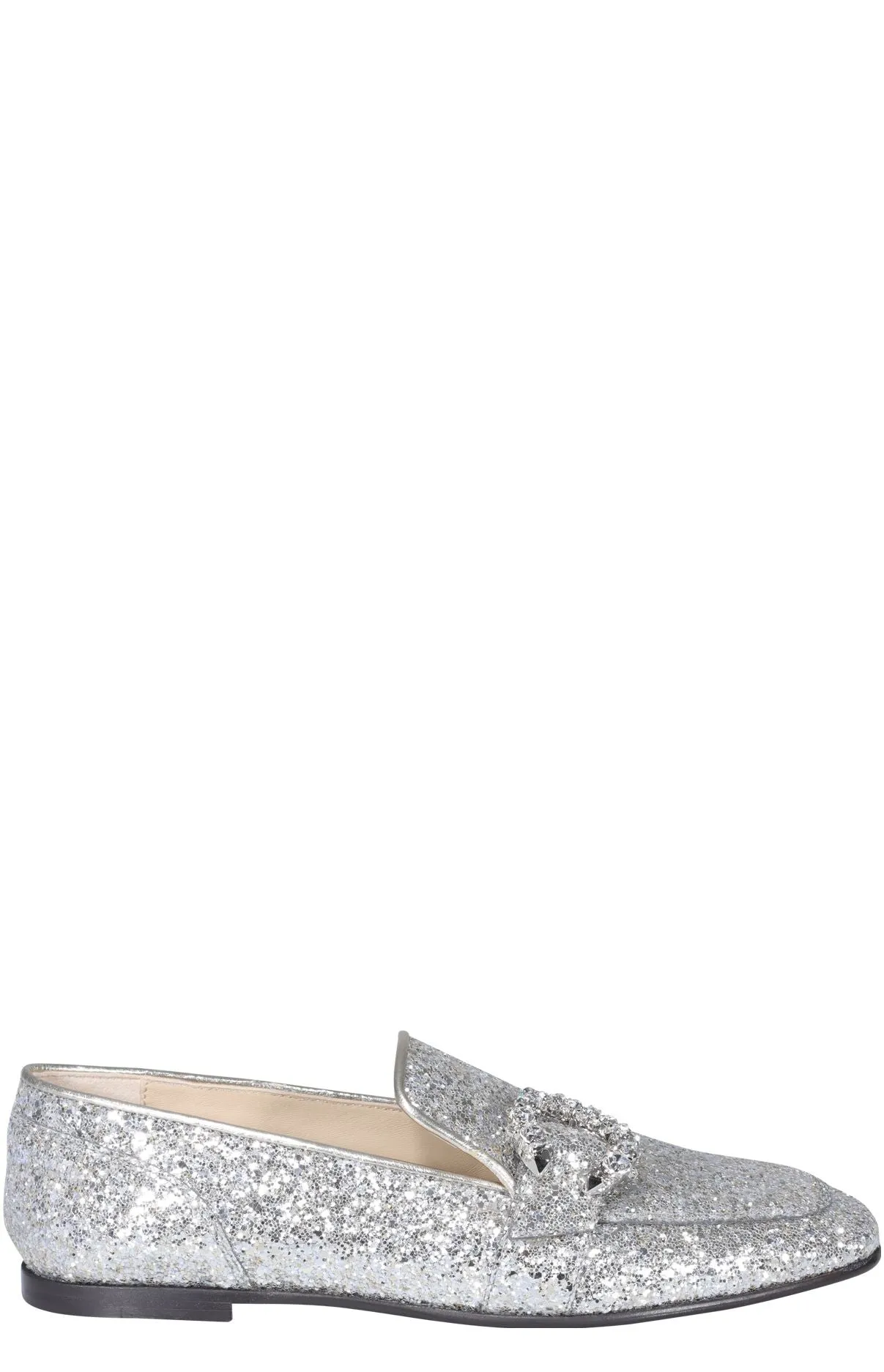 Jimmy Choo Mani Buckle-Detailed Loafers