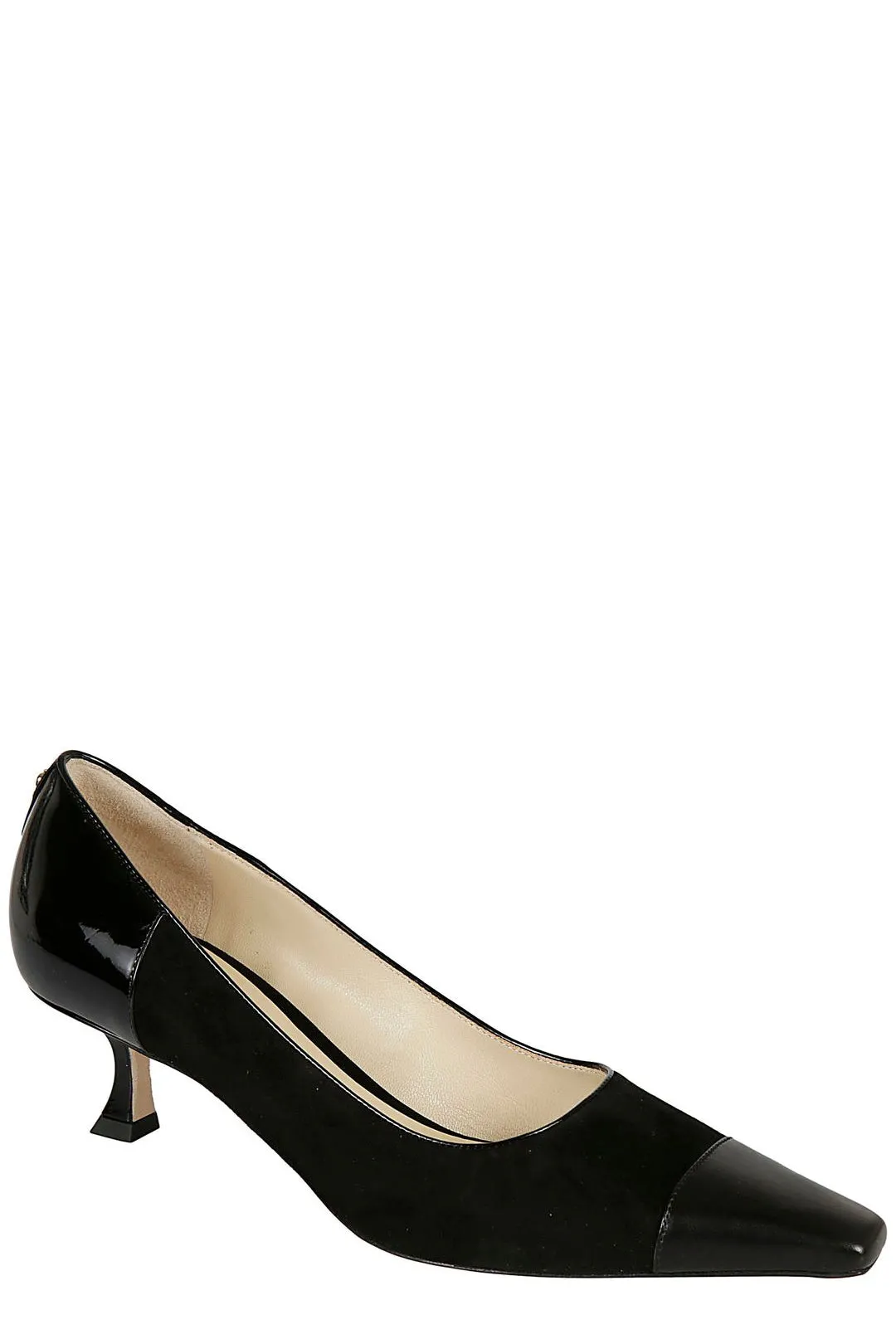 Jimmy Choo Square-Toe Panelled Pumps