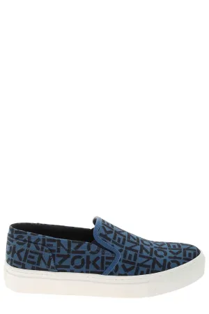 Kenzo K-Skate Monogram Slip-On Sneakers
