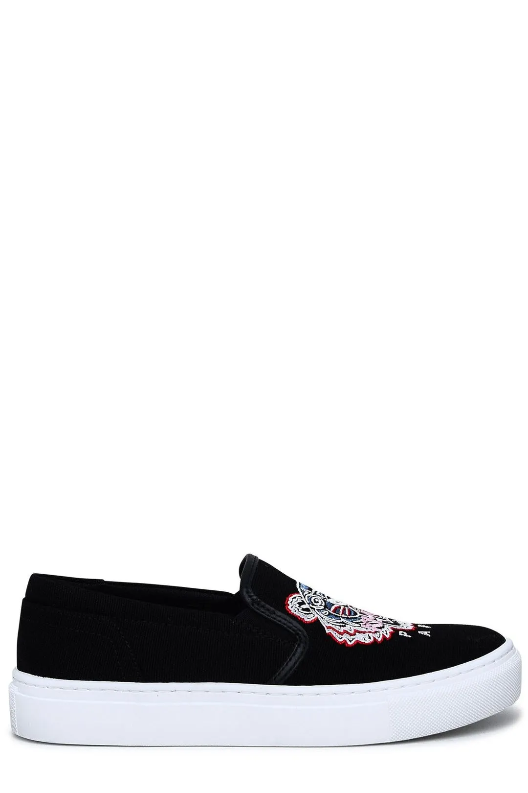 Kenzo Tiger Embroidered Slip-On Sneakers