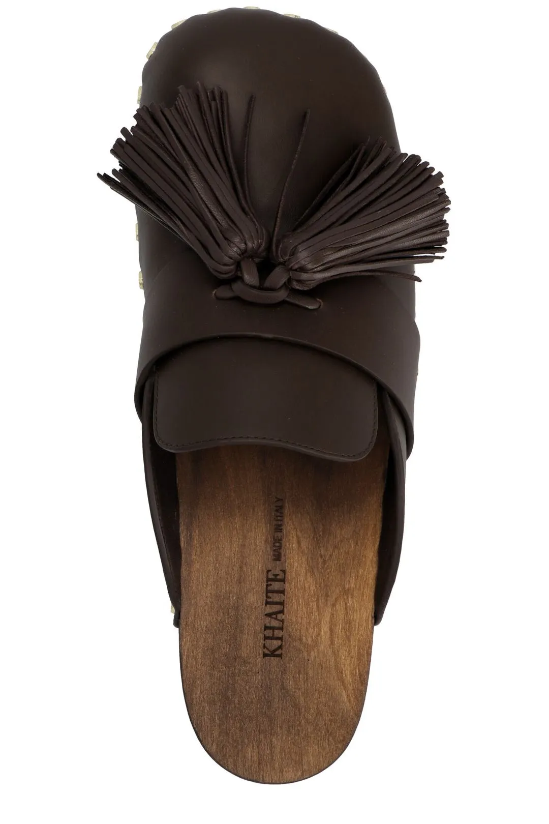 Khaite Oliver Tassel Embellished Slip-On Mules