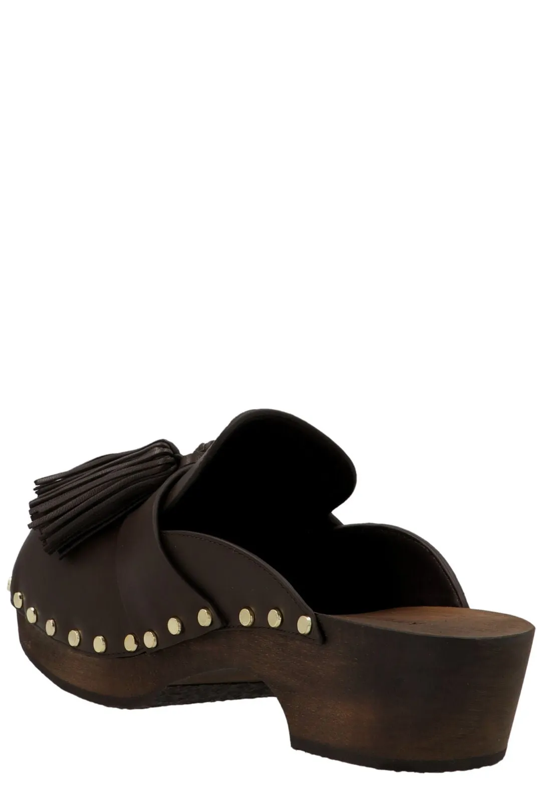 Khaite Oliver Tassel Embellished Slip-On Mules