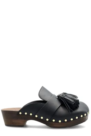 Khaite The Oliver Large Tassel Detailed Clogs