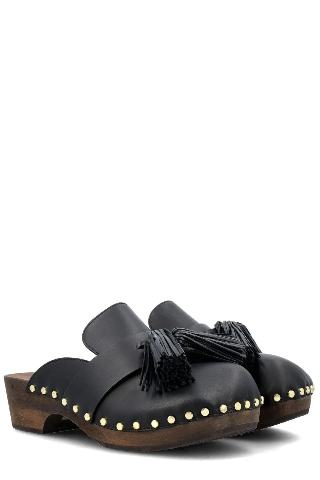 Khaite The Oliver Large Tassel Detailed Clogs