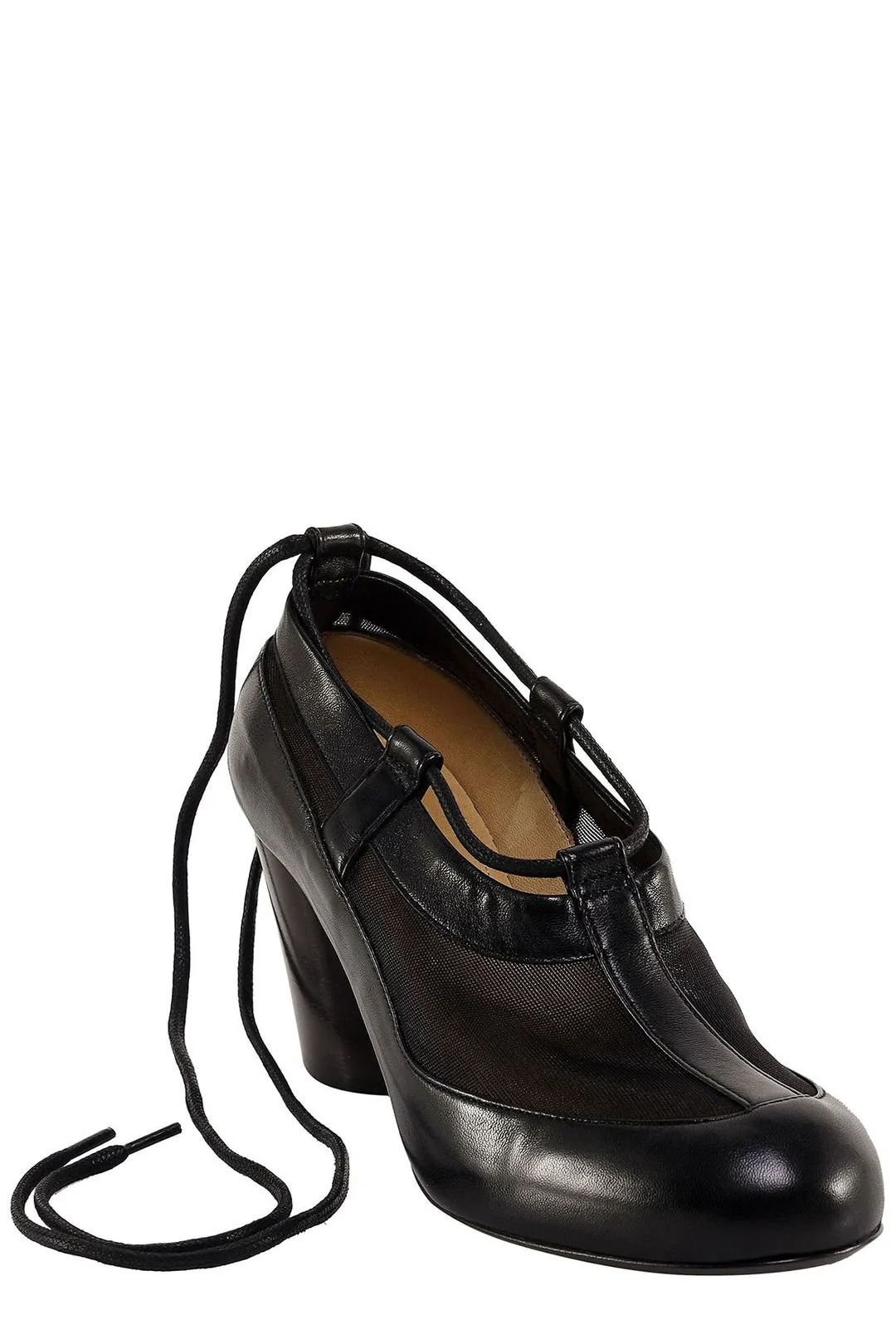 Lemaire Mesh-Panelled Round Toe Pumps