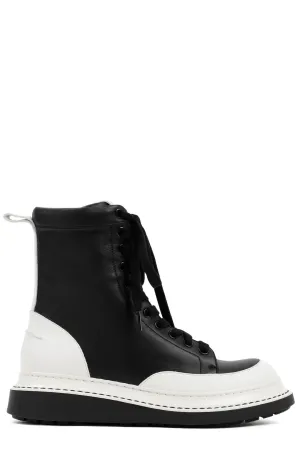 Loewe Lace-Up Combat Boots