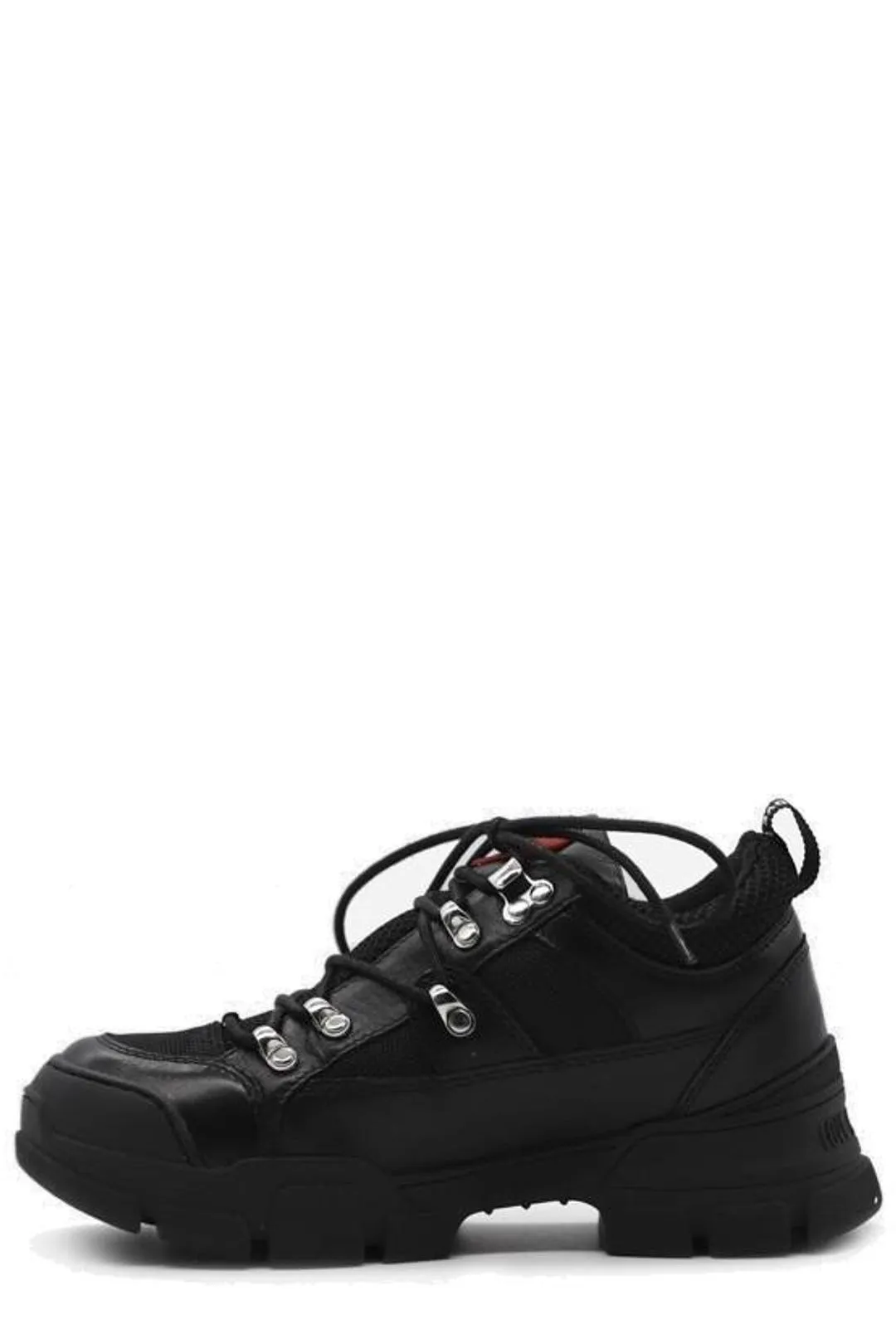 Love Moschino Round Toe Lace-Up Sneakers