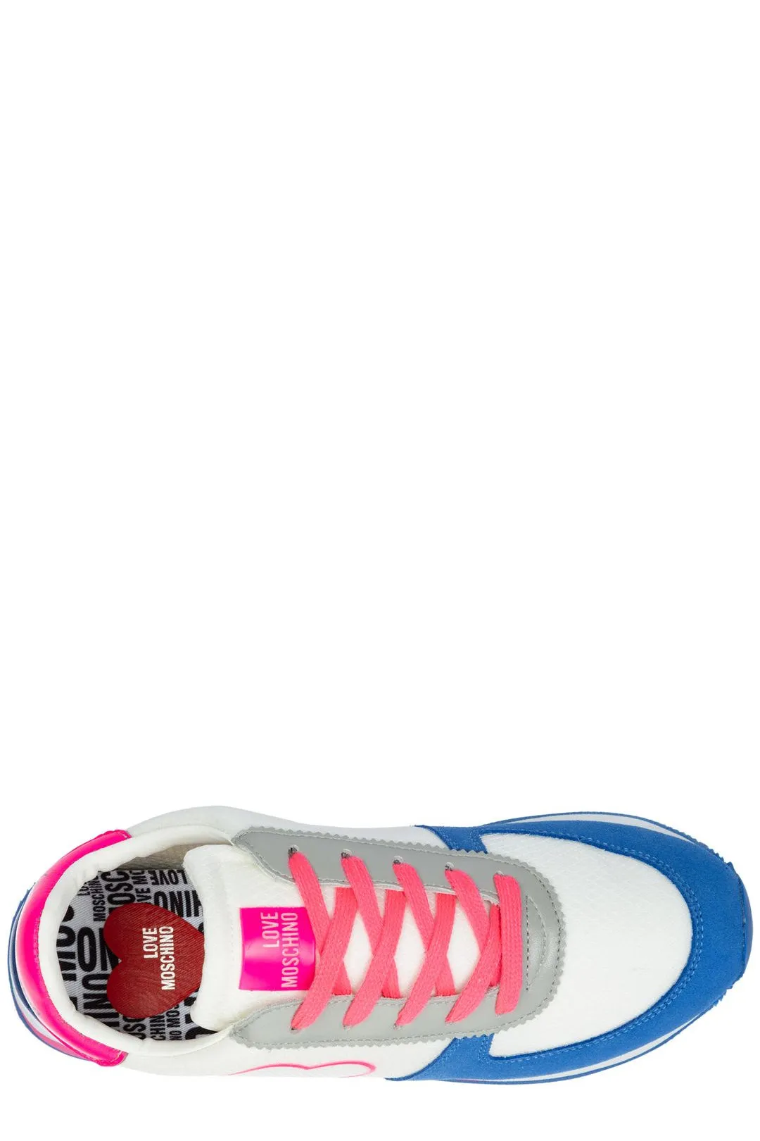 Love Moschino Walk Lover Lace-Up Sneakers