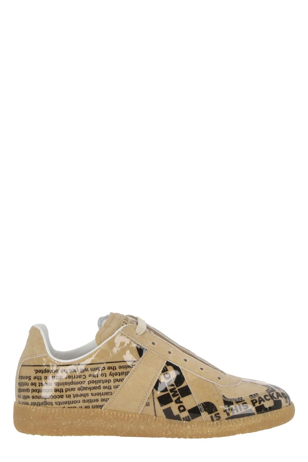 Maison Margiela Graphic Printed Lace-Up Sneakers