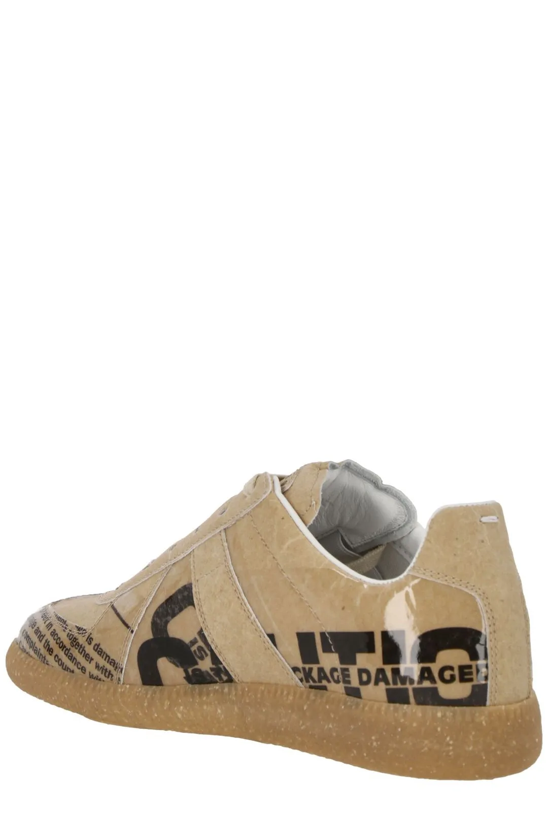 Maison Margiela Graphic Printed Lace-Up Sneakers