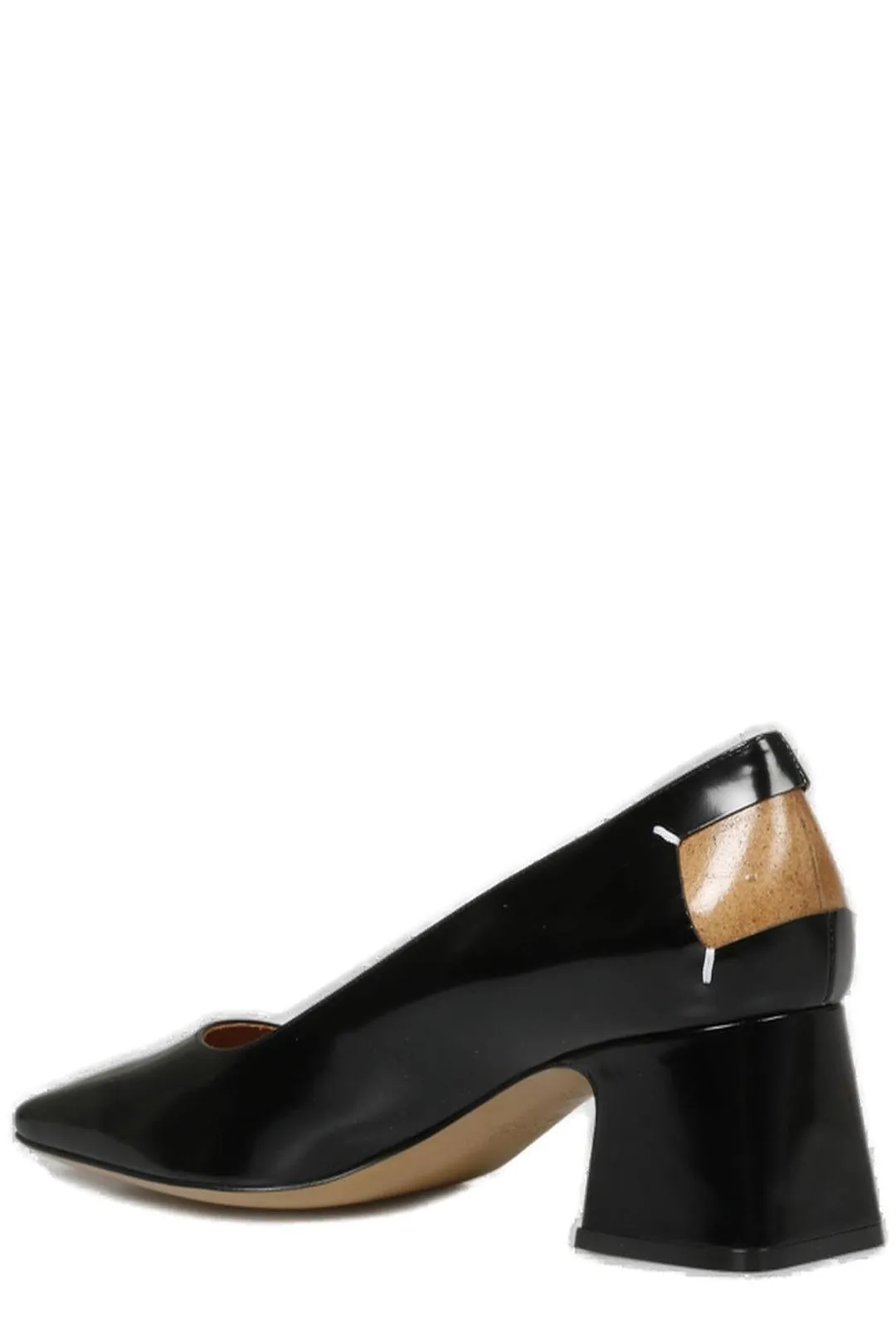 Maison Margiela Square-Toe Low Heel Shoes
