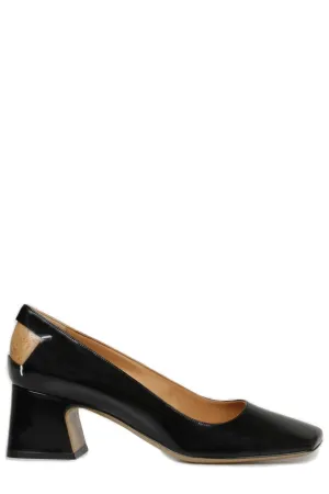 Maison Margiela Square-Toe Low Heel Shoes