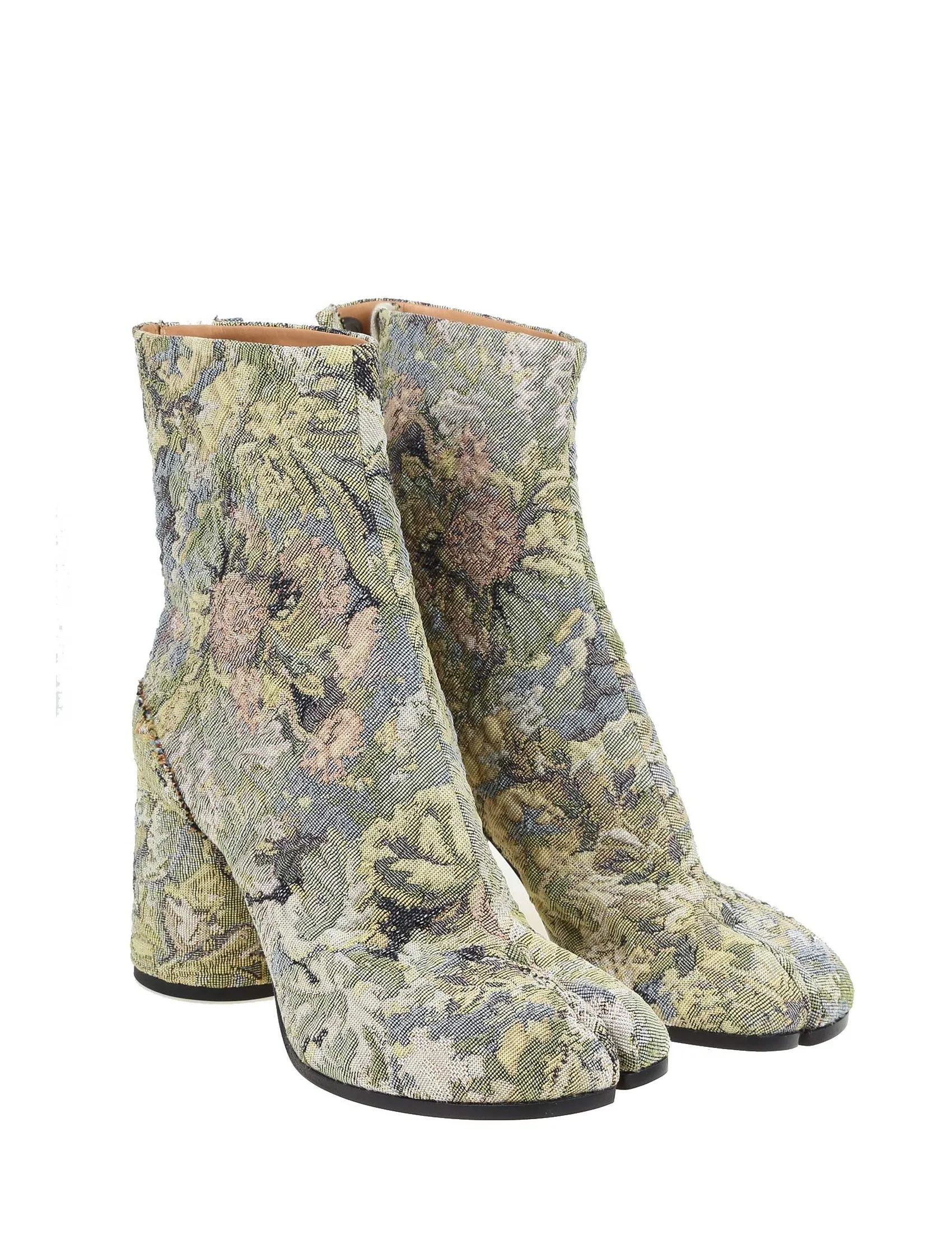 Maison Margiela Tapestry Tabi Ankle Boots