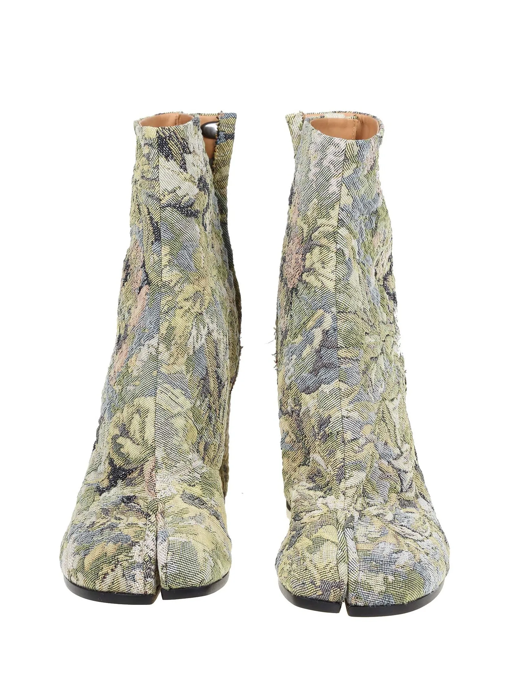 Maison Margiela Tapestry Tabi Ankle Boots