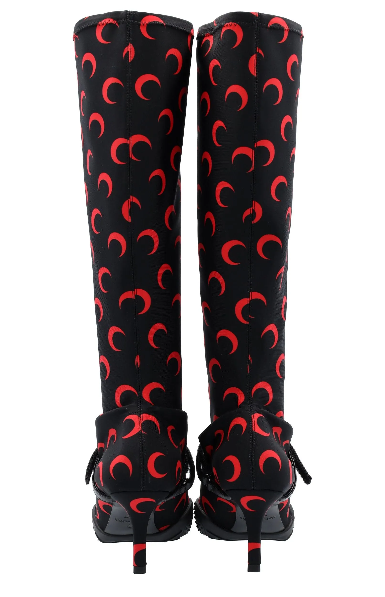 Marine Serre Crescent Moon Printed Boots