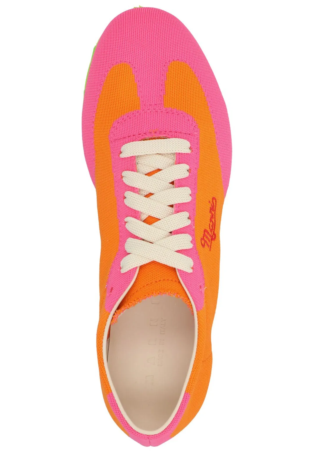 Marni Colour Block Lace-Up Sneakers