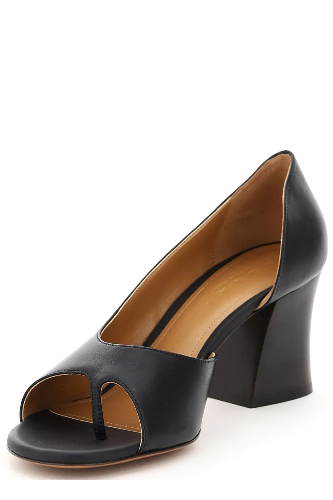 Marni Open-Toe Cut-Out Detail Pumps