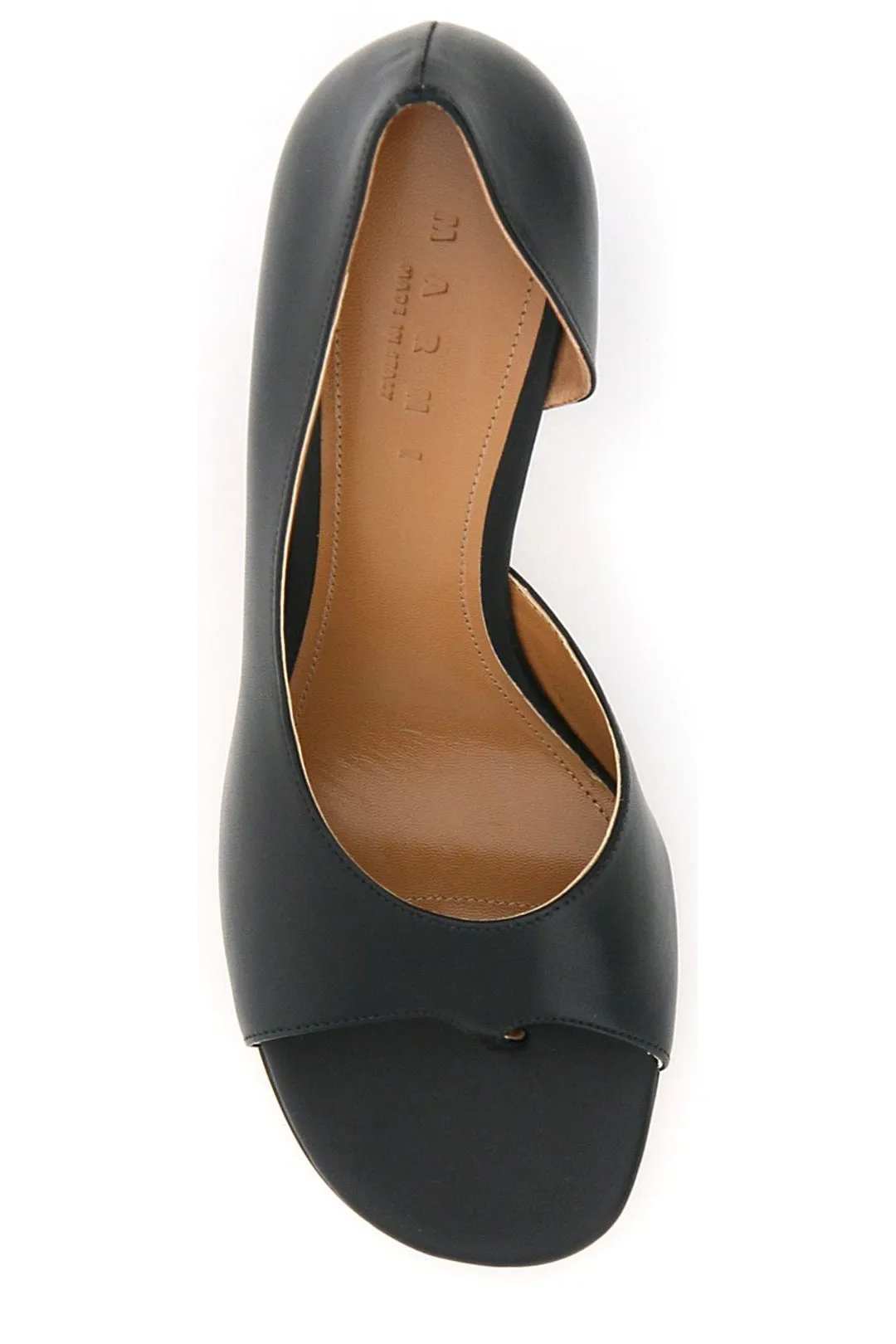 Marni Open-Toe Cut-Out Detail Pumps