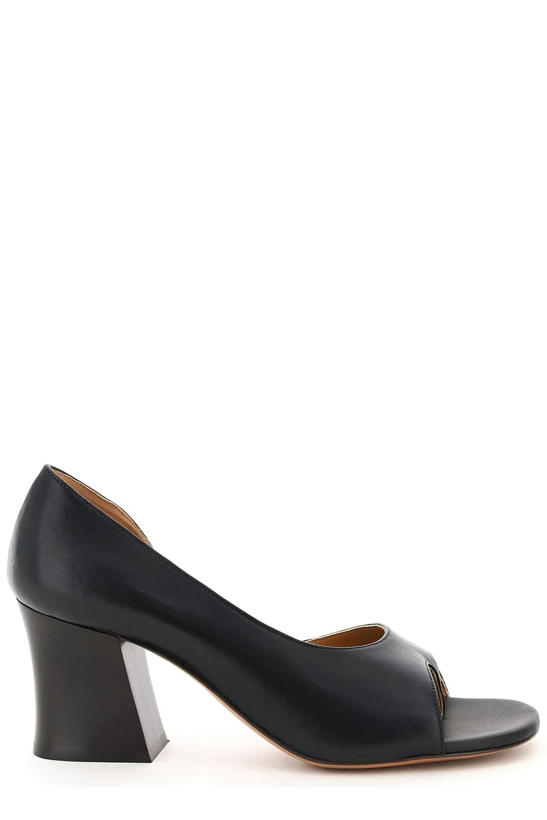 Marni Open-Toe Cut-Out Detail Pumps