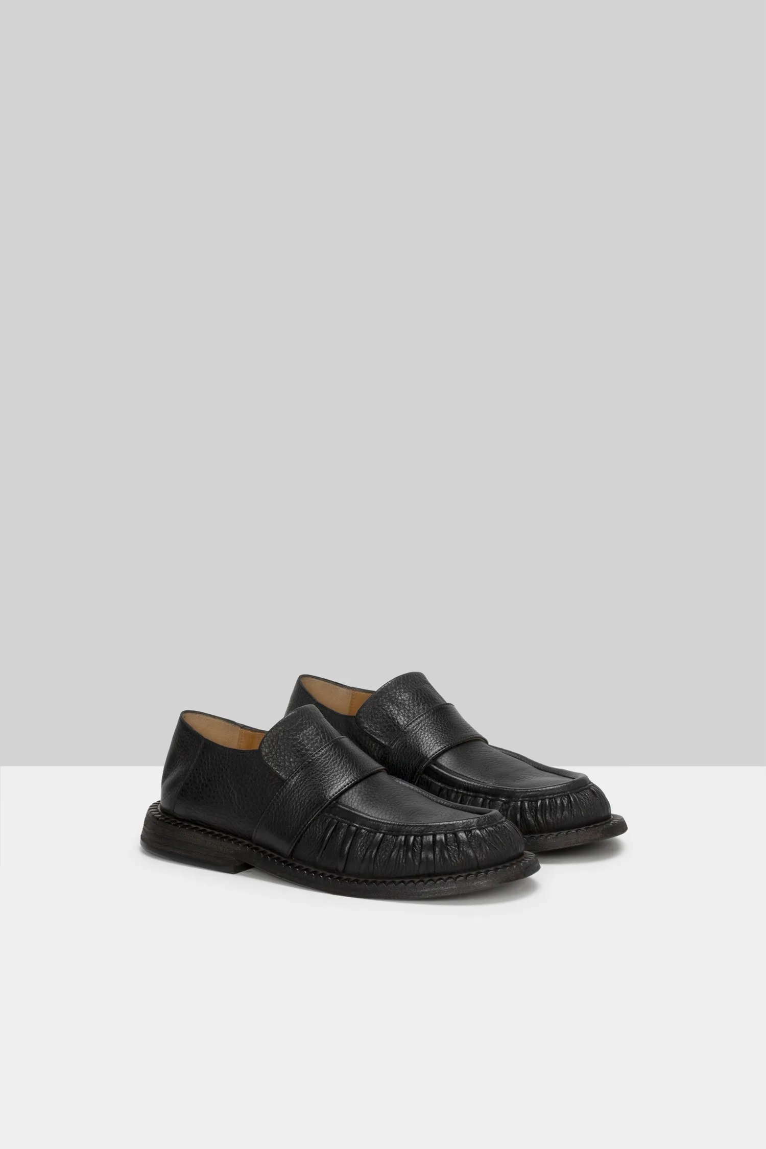 Marsll Alluce Gathered Detail Loafers