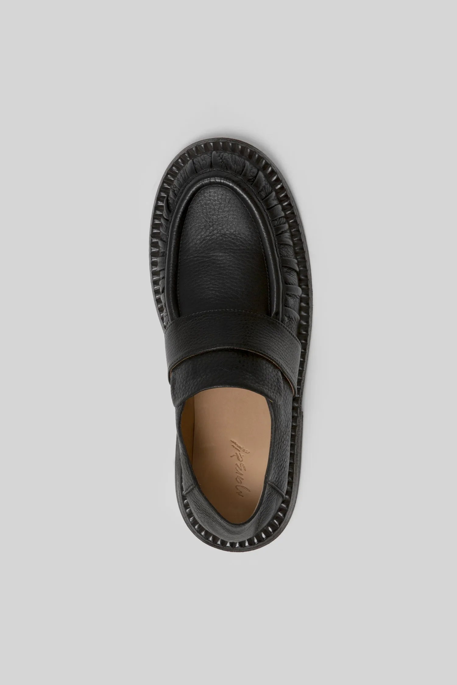 Marsll Alluce Gathered Detail Loafers