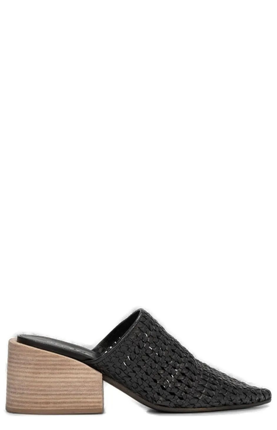 Marsll Block Heel Pointed Toe Pumps