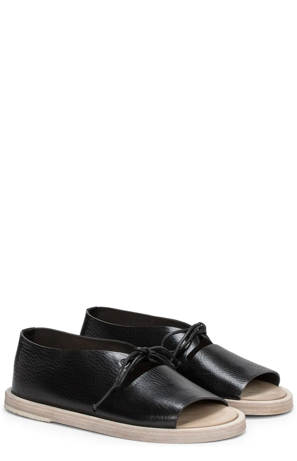 Marsll Front Tie Fastened Sandals