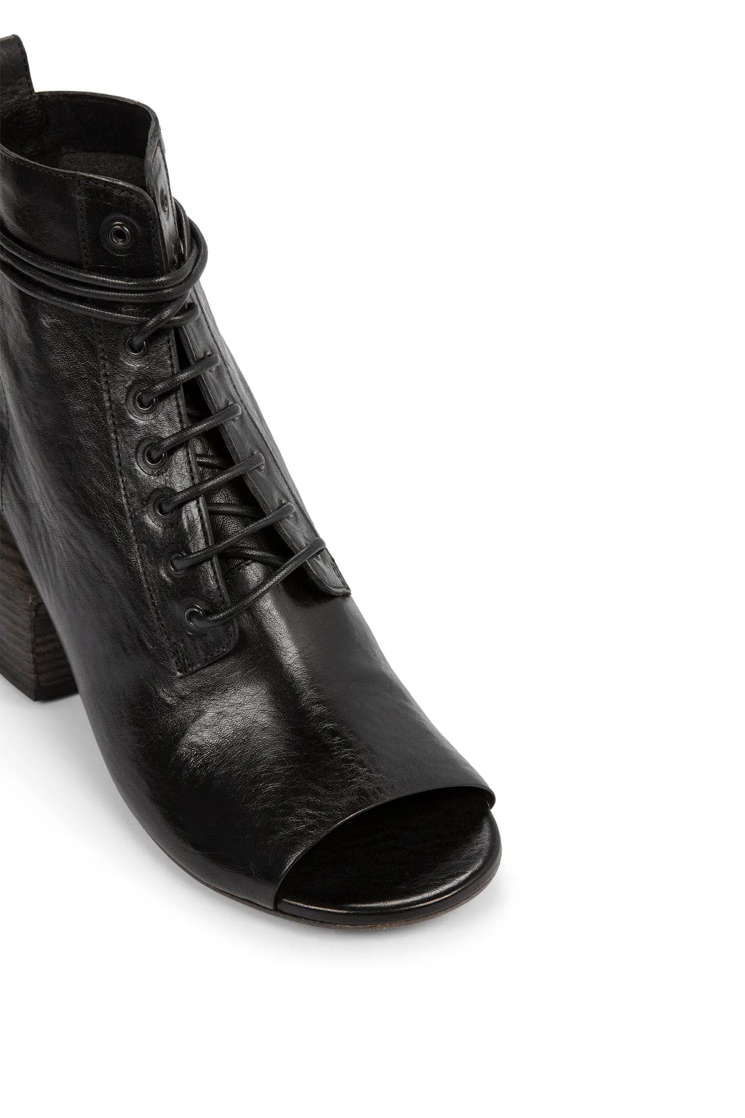 Marsll Open-Toe Lace Up Boots
