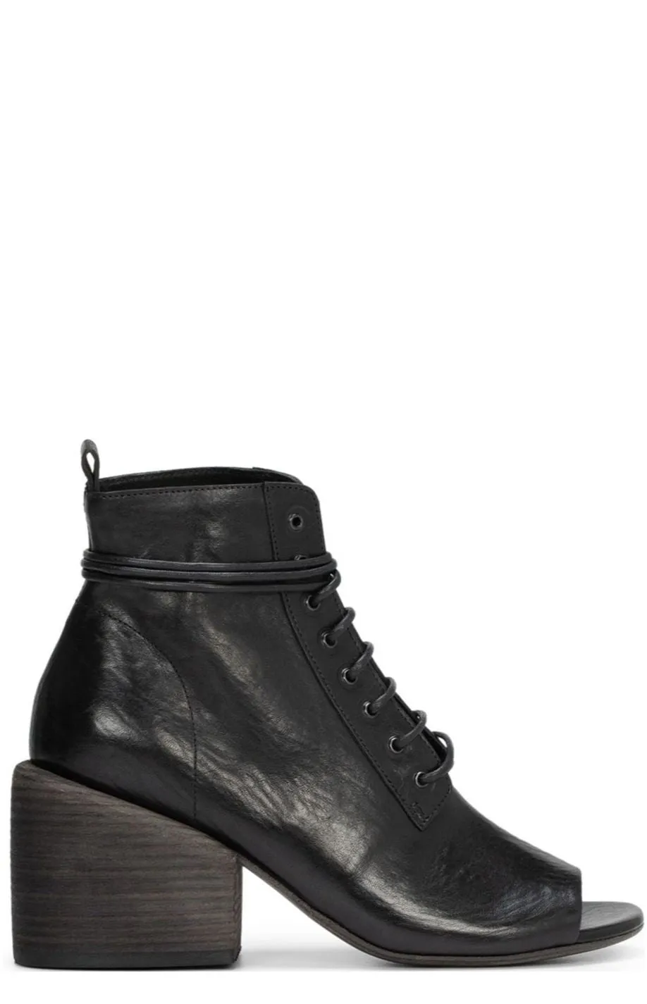 Marsll Open-Toe Lace Up Boots
