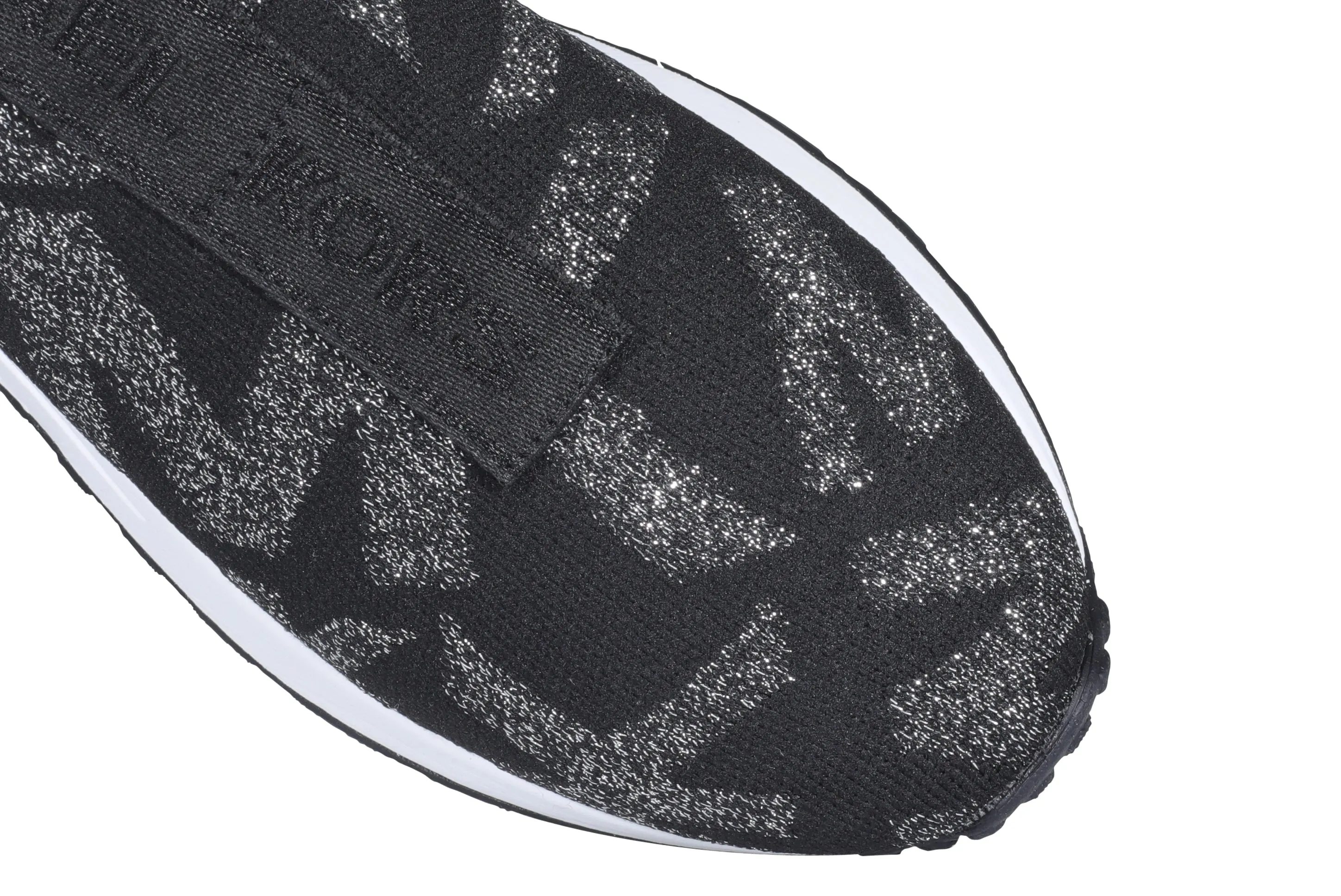 Michael Michael Kors Bodie Metallic Logo Knit Slip-On Trainers