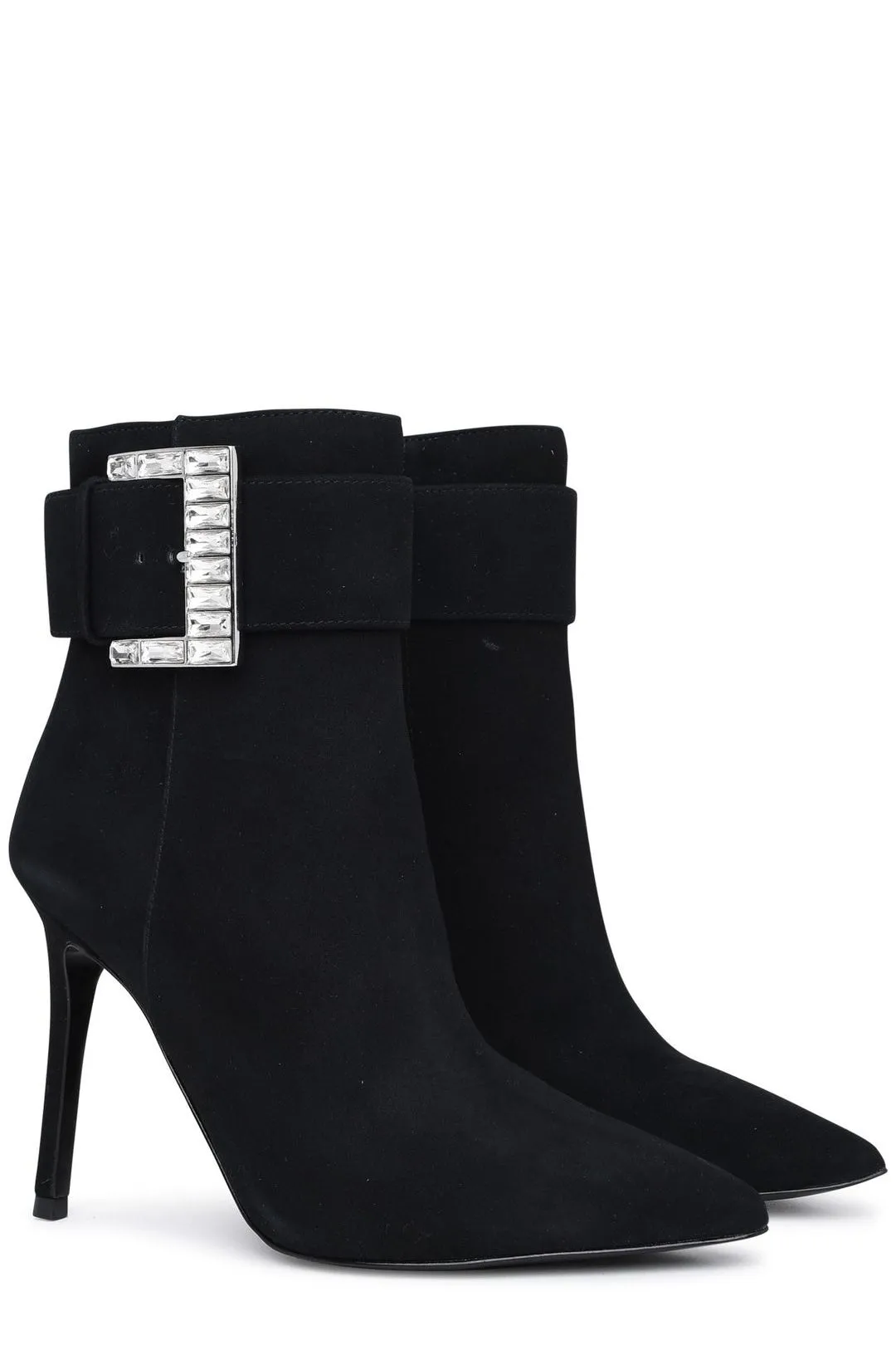 Michael Michael Kors Buckle-Detailed Round-Toe Boots