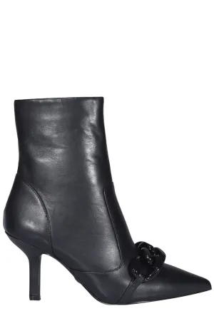Michael Michael Kors Chain-Embellished Ankle Booties